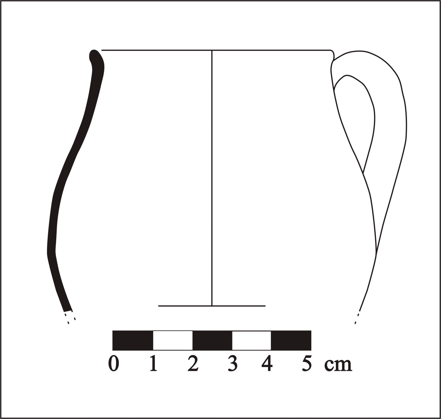 Roman Period Ceramic #799 technical drawing