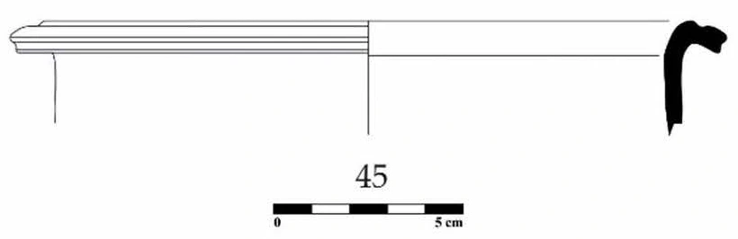 Roman Period Ceramic #964 technical drawing