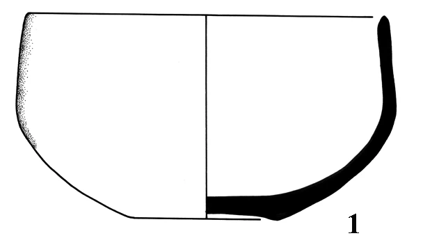 Neolithic Age Ceramic #1284 technical drawing