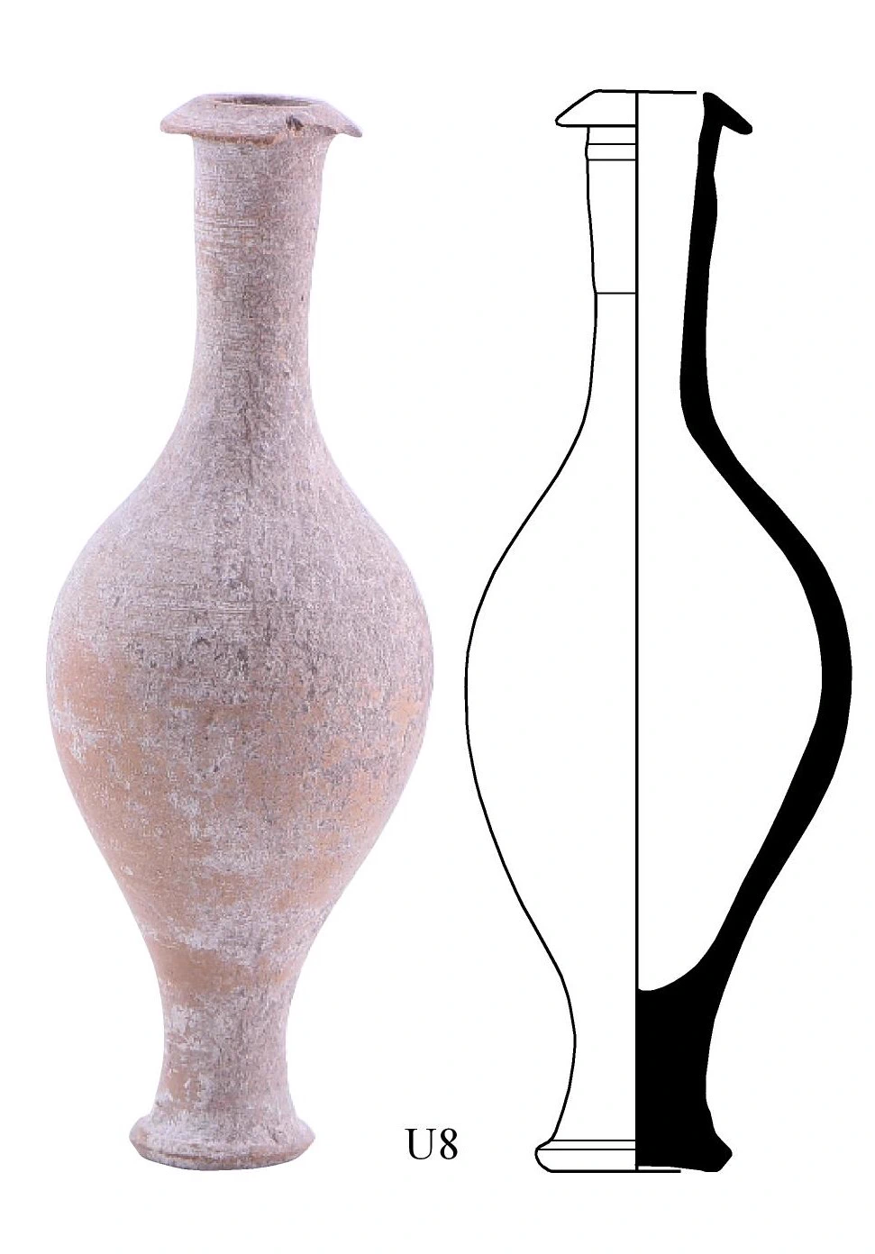 Hellenistic Period Ceramic #2529 technical drawing