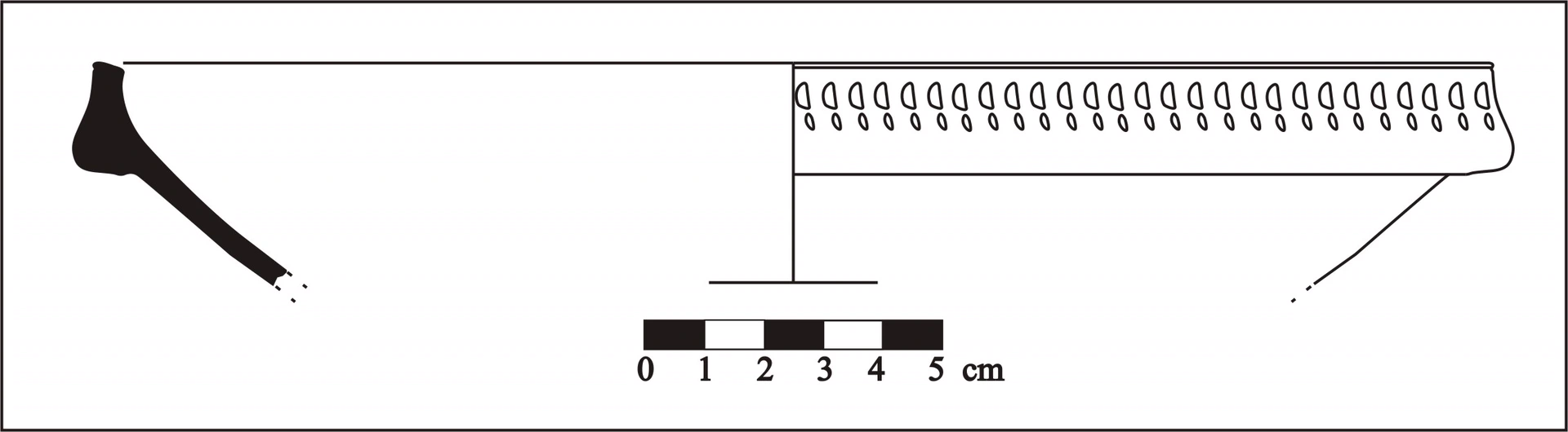 Roman Period Ceramic #533 technical drawing