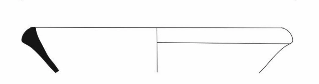 Roman Period Ceramic #2842 technical drawing
