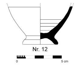 Hellenistic Period Ceramic #2188 technical drawing