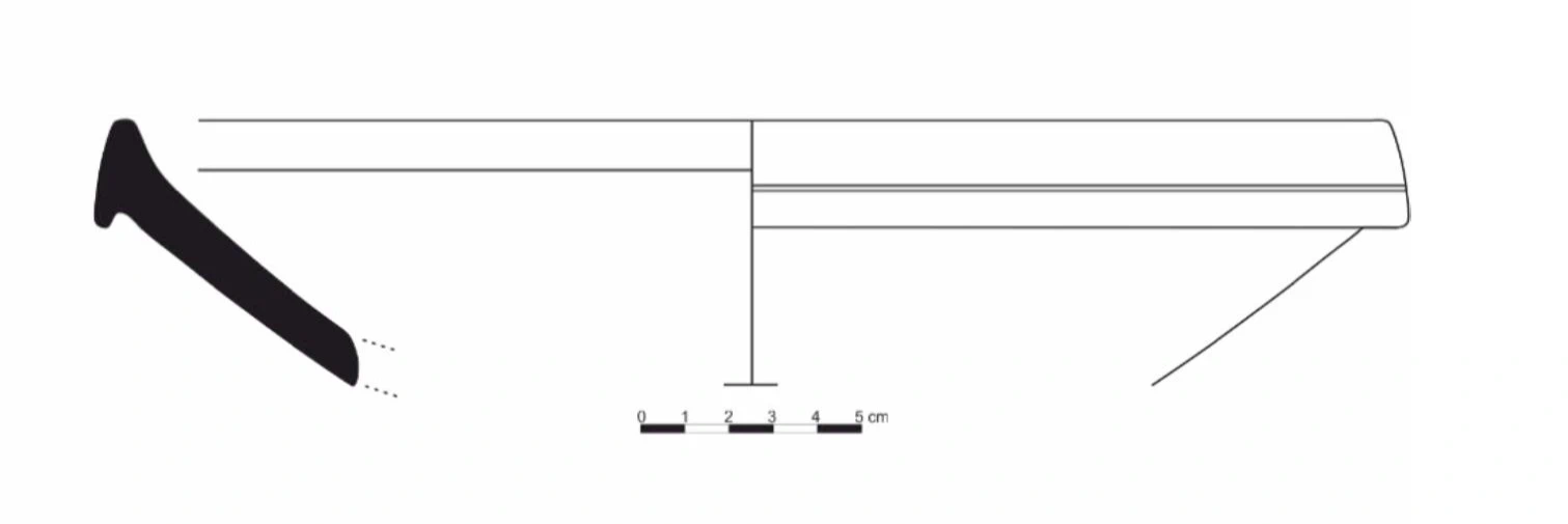 Roman Period Ceramic #2594 technical drawing