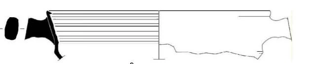 Roman Period Ceramic #2043 technical drawing