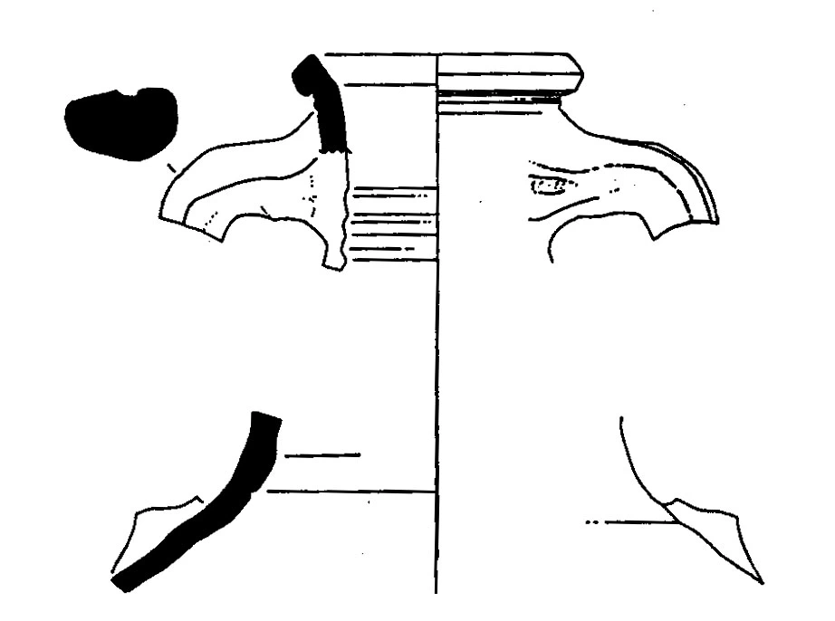 Roman Period Ceramic #2002 technical drawing