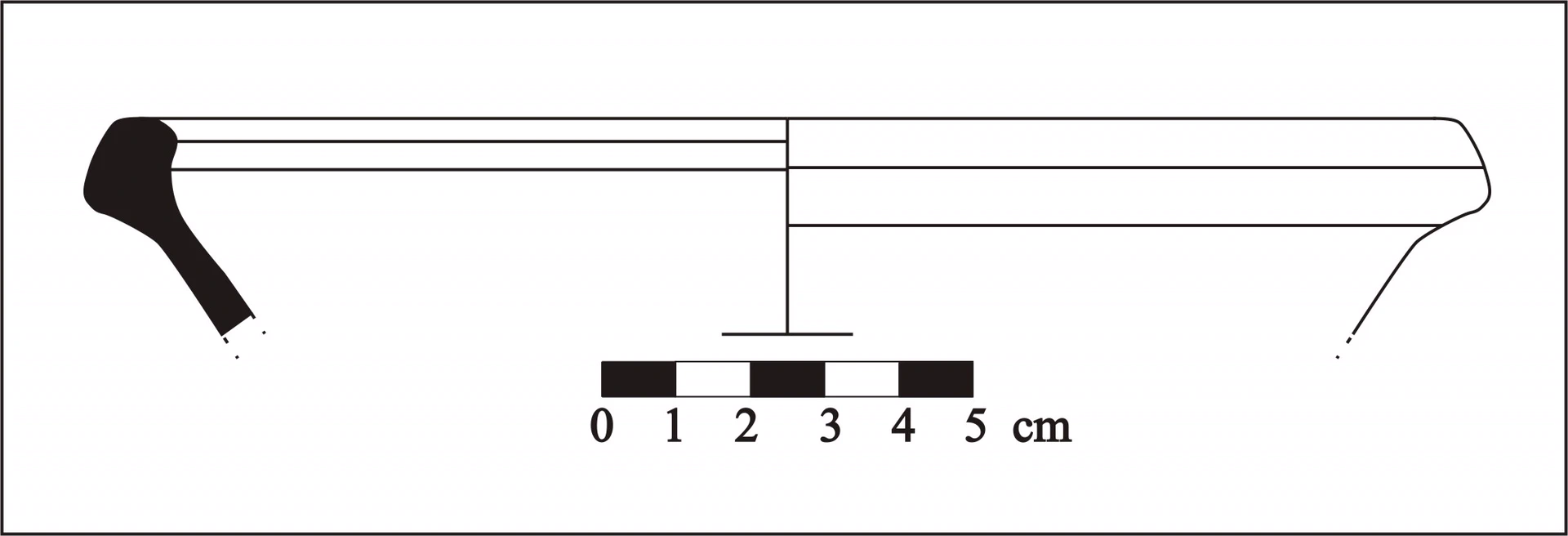 Roman Period Ceramic #754 technical drawing