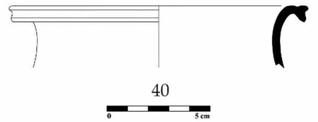 Roman Period Ceramic #959 technical drawing