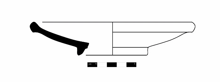 Roman Period Ceramic #1455 technical drawing