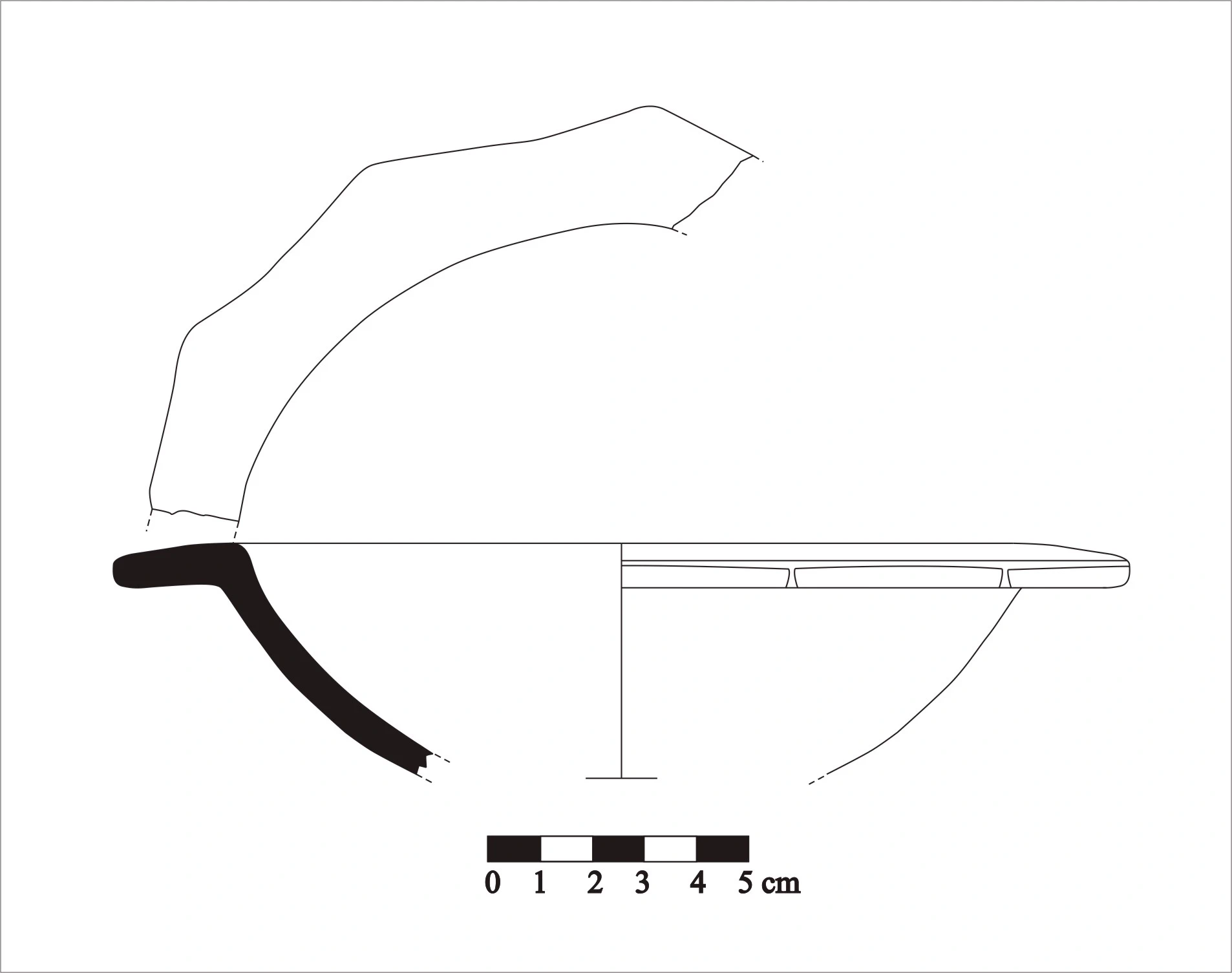 Roman Period Ceramic #553 technical drawing