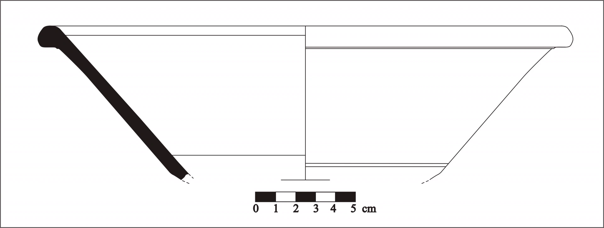 Roman Period Ceramic #652 technical drawing