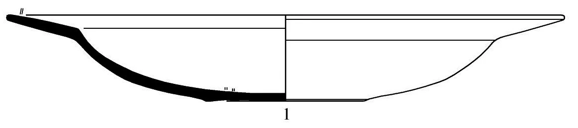 Roman Period Ceramic #1267 technical drawing