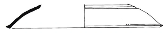 Roman Period Ceramic #1722 technical drawing