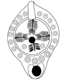 Roman Period Ceramic #1646 technical drawing