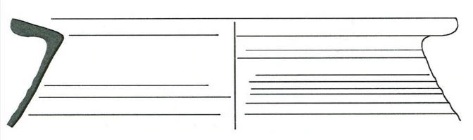 Roman Period Ceramic #2245 technical drawing