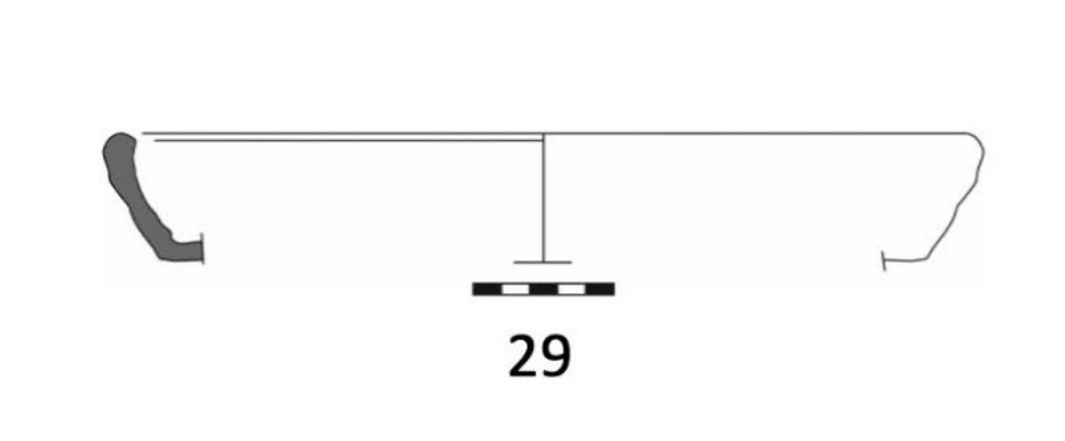 Roman Period Ceramic #2695 technical drawing