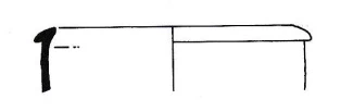 Roman Period Ceramic #1741 technical drawing