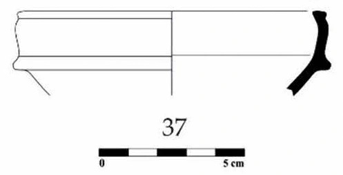 Roman Period Ceramic #956 technical drawing