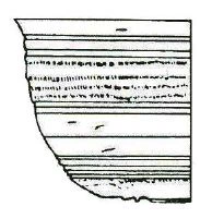 Hellenistic Period Ceramic #2367 technical drawing