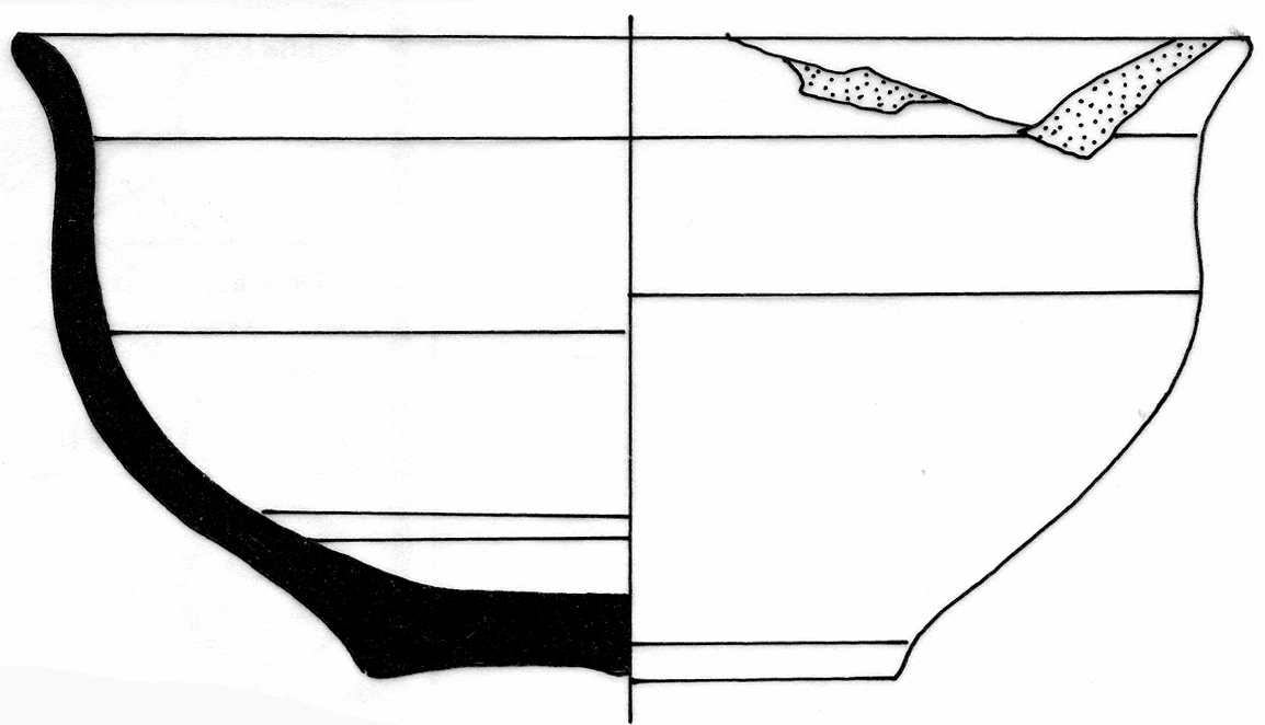 Classical Period Ceramic #2478 technical drawing