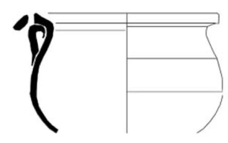 Roman Period Ceramic #2229 technical drawing