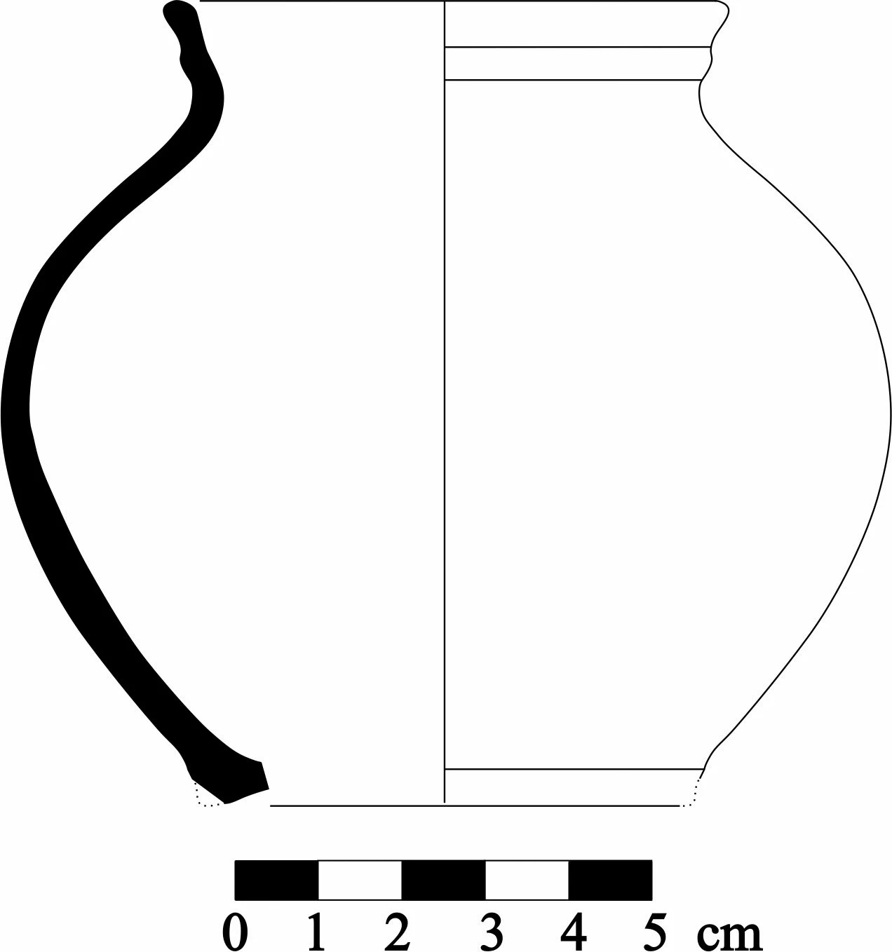 Roman Period Ceramic #815 technical drawing