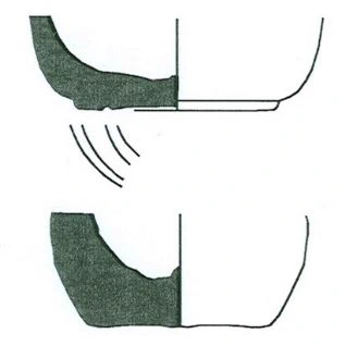 Hellenistic Period Ceramic #2289 technical drawing