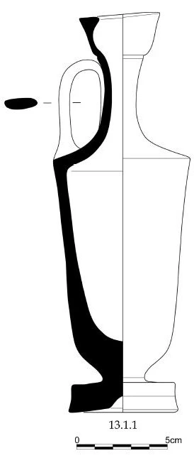 Classical Period Ceramic #2206 technical drawing