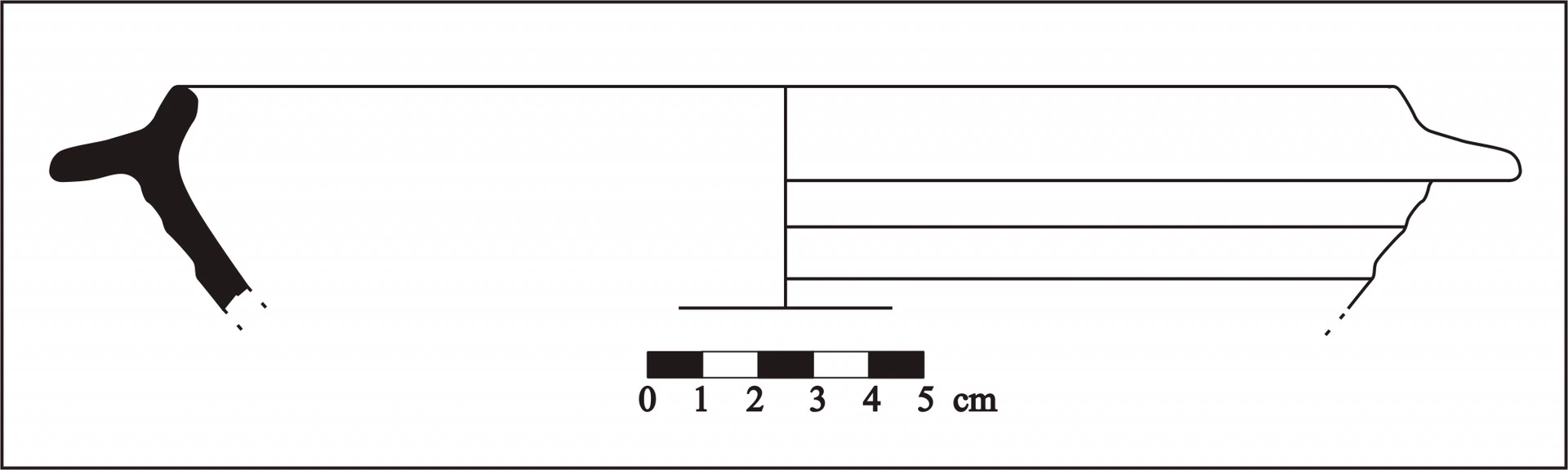 Roman Period Ceramic #873 technical drawing