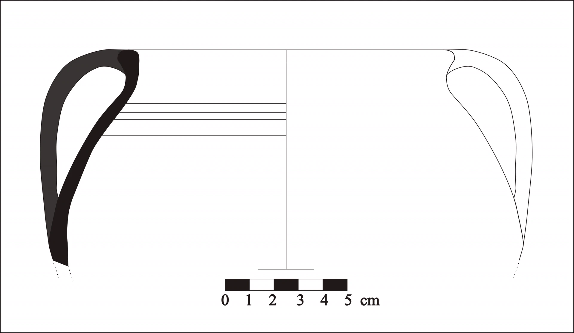 Roman Period Ceramic #846 technical drawing