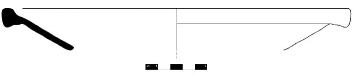 Roman Period Ceramic #1437 technical drawing