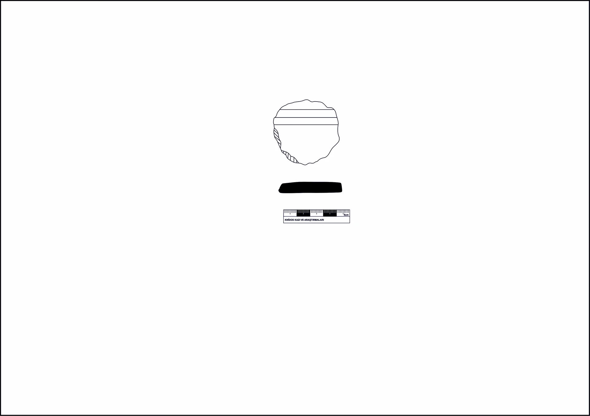Roman Period Ceramic #2138 technical drawing