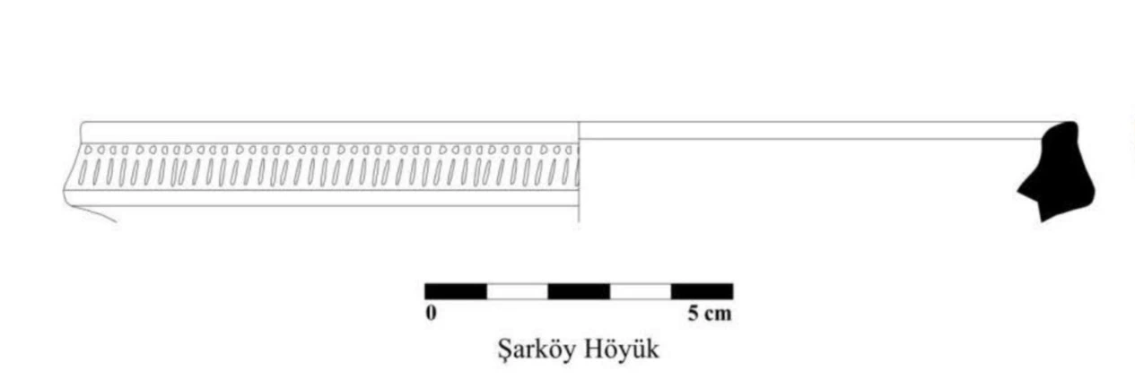 Roma Dönemi Seramiği #2661 teknik çizimi