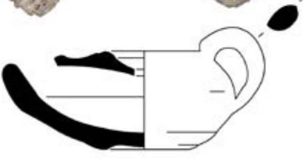 Roman Period Ceramic #1996 technical drawing