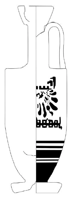 Classical Period Ceramic #2240 technical drawing