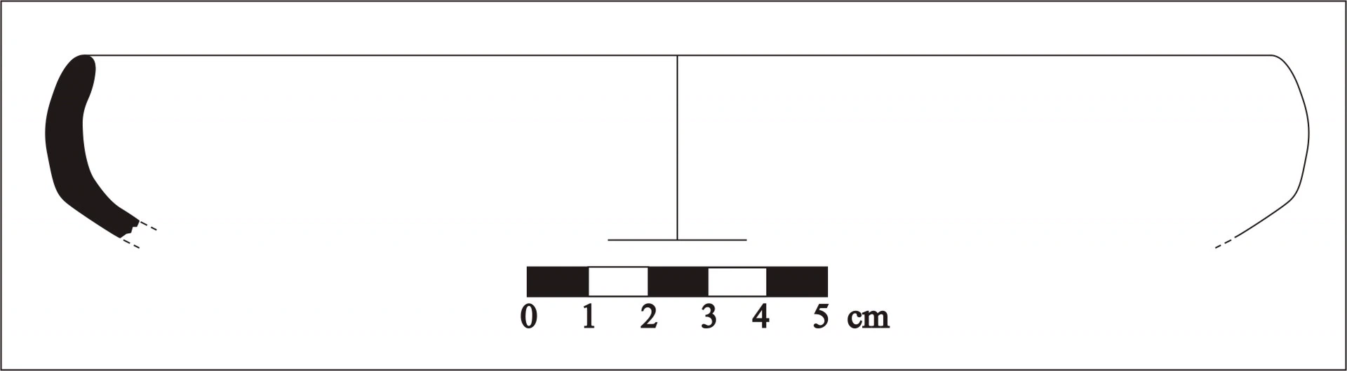 Roman Period Ceramic #705 technical drawing