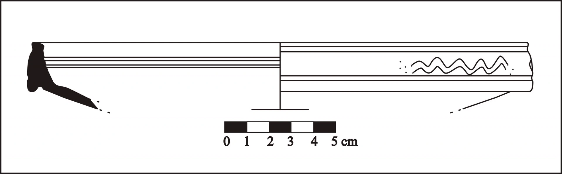 Roman Period Ceramic #782 technical drawing