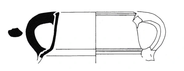 Roman Period Ceramic #1682 technical drawing
