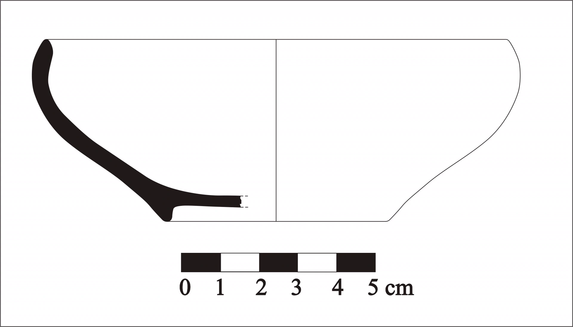 Roman Period Ceramic #554 technical drawing