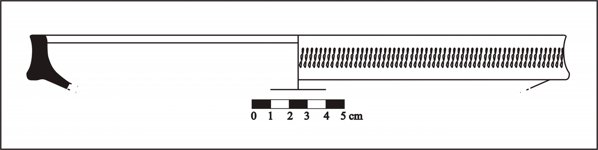 Roman Period Ceramic #736 technical drawing