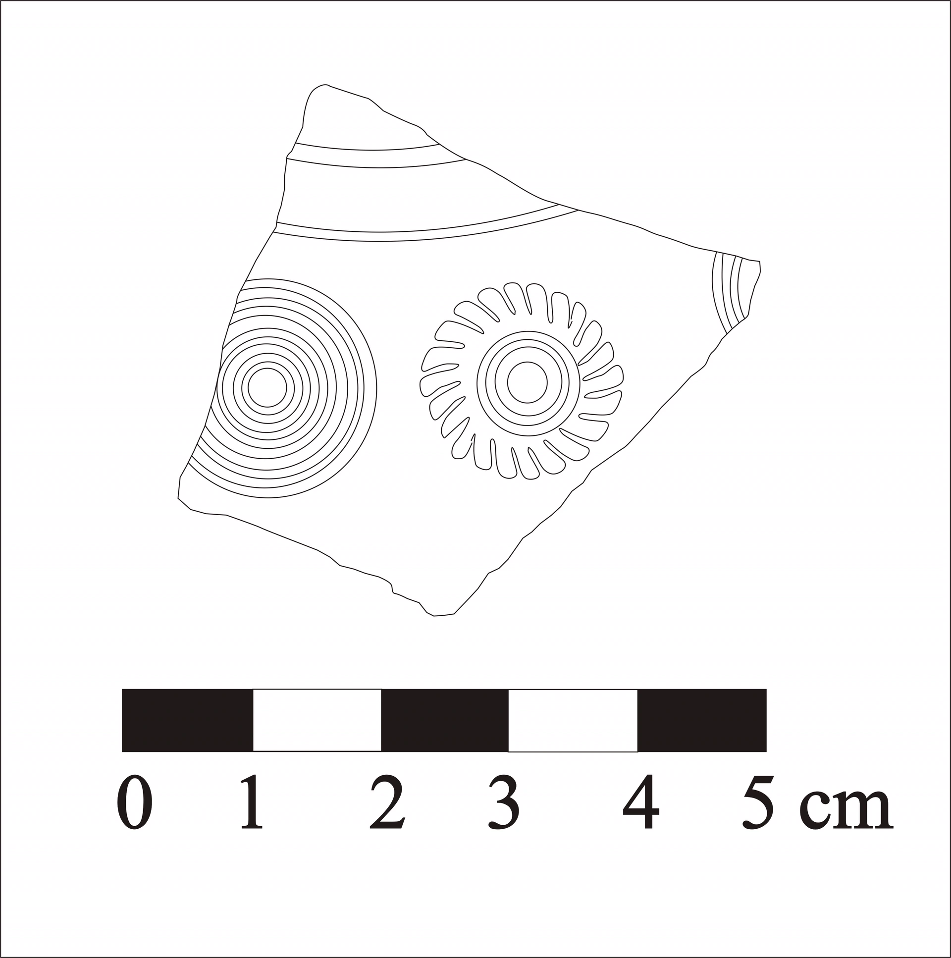 Roman Period Ceramic #531 technical drawing