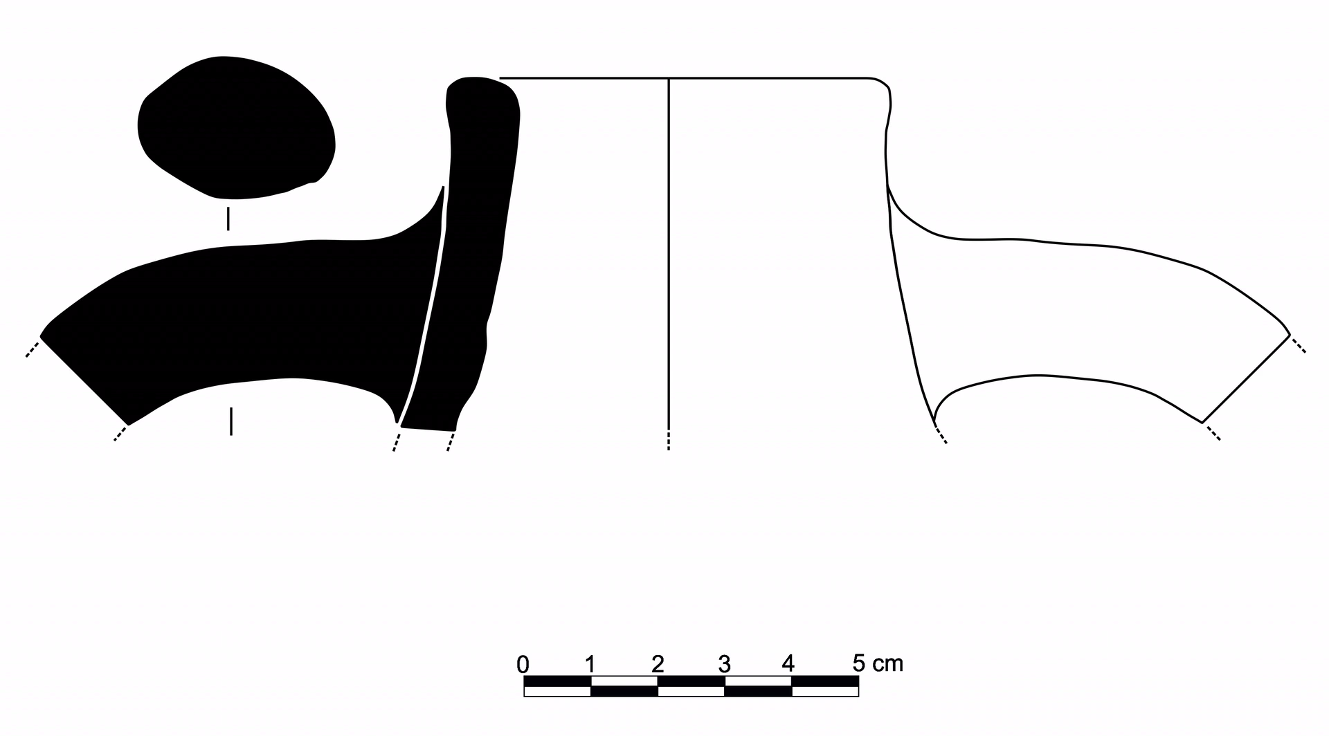 Roman Period Ceramic #2425 technical drawing