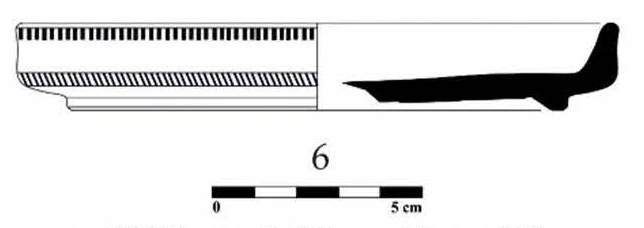 Roman Period Ceramic #925 technical drawing