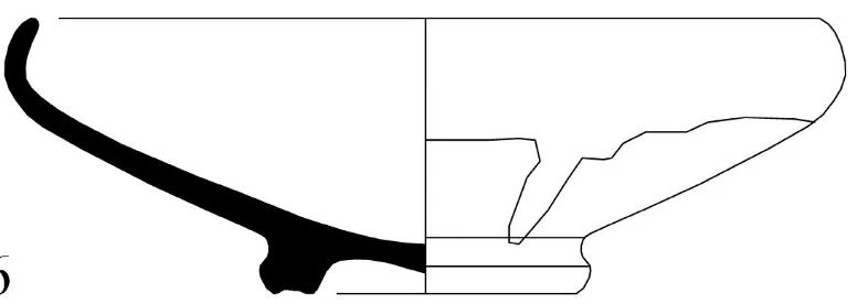 Hellenistic Period Ceramic #2318 technical drawing