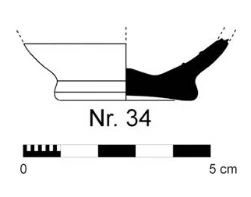 Hellenistic Period Ceramic #2203 technical drawing