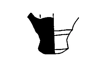 Roman Period Ceramic #1949 technical drawing