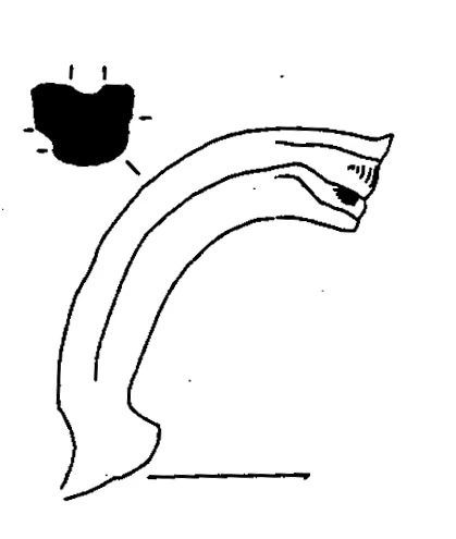 Roman Period Ceramic #1939 technical drawing
