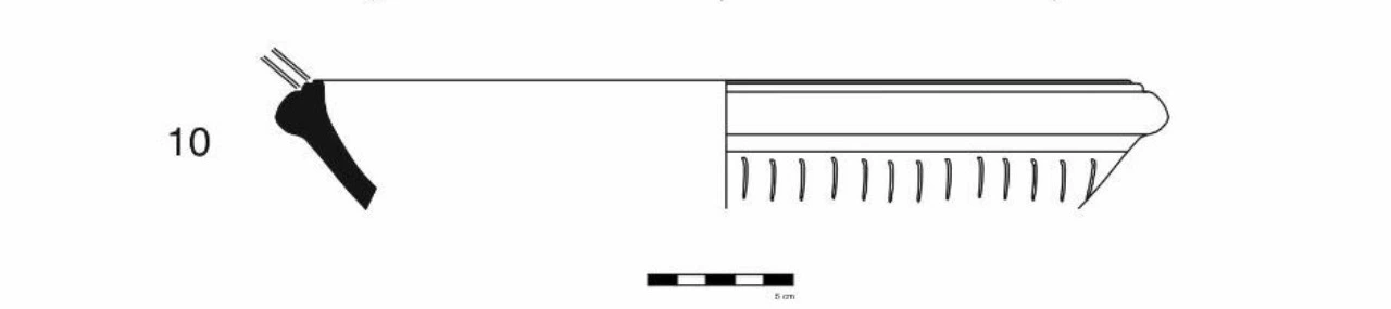 Roman Period Ceramic #2849 technical drawing