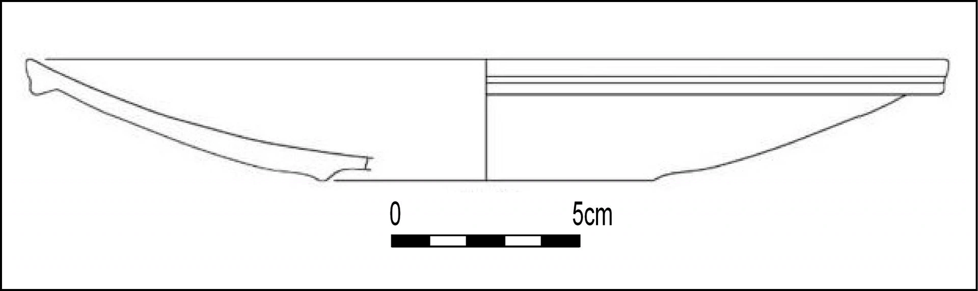 Roman Period Ceramic #1272 technical drawing