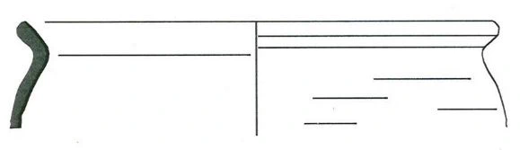 Roman Period Ceramic #2248 technical drawing